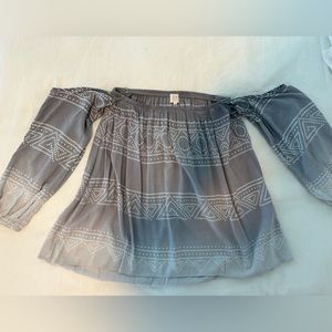 Surf Gypsy off the shoulder top